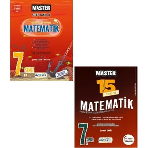 Okyanus Yayınları 7. Sınıf Matematik Master Soru + Deneme Seti Yeni 2022