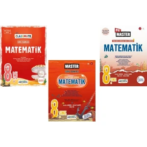 Okyanus Yayınları 8. Sınıf Matematik Classmate + Pre Master + Master Soru Seti Yeni 2022