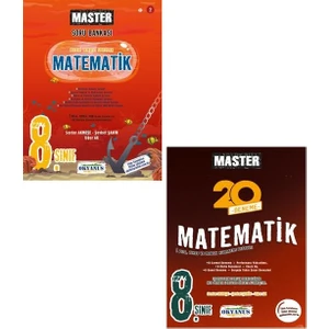 Okyanus Yayınları 8. Sınıf Matematik Master Soru + Deneme Seti Yeni 2022