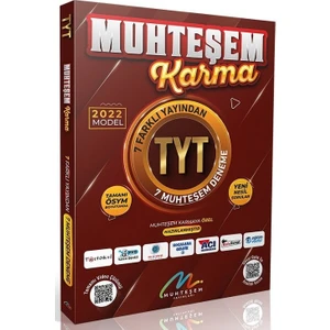 Muhteşem Yayınları Muhteşem Karma 2022 Yks TYT 7 Farklı Yayın 7 Farklı Deneme