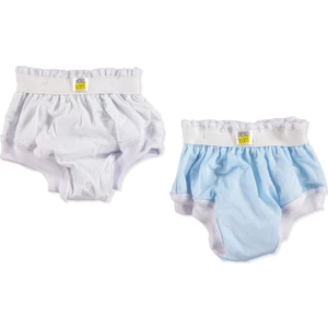 Hellobaby 2'li Alıştırma Külodu Mavi Beyaz