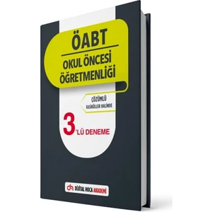 Dijital Hoca Akademi ÖABT 2022 Okul Öncesi Öğretmenliği Çözümlü 3’lü Deneme