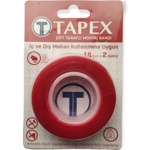 Çift Taraflı Vhb Bant 18MM x 2m