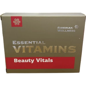 Siberian Wellness Essential Vitamins Beauty Vıtals / Güzellik Vitaminleri. Multivitamin, Taurin ve Koenzim Q10 Içeren Takviye Edici Gida