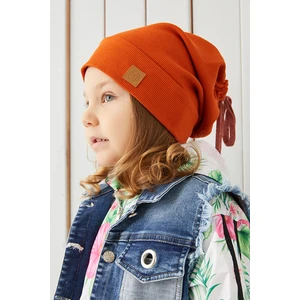 Kız Bebek Çocuk Kiremit Şapka Bere El Yapımı Rahat Cild Dostu %100 Pamuklu Kaşkorse