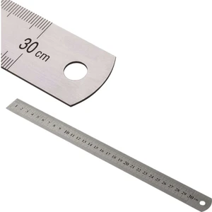 Ycl Çelik Cetvel Metal Cetvel Pres Baskılı Paslanmaz Çelik 30 cm