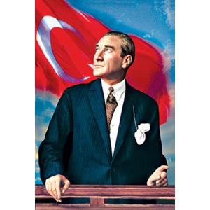 Hazar Bayrak Atatürk Posteri 100X150CM