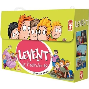 Levent İz Peşinde Set-6 (5 Kitap) - Timaş Çocuk- Mustafa Orakçı