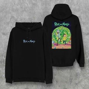 Rick-Morty Kapüşonlu Sweatshirt