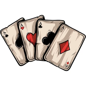 Zobar Markt Iskambil Kağıtları Araç Motor Sticker, 13 cm