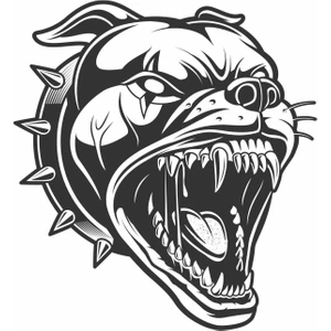 Zobar Markt Pıtbull Araç ve Motor Kask Sticker 9 x 10 cm