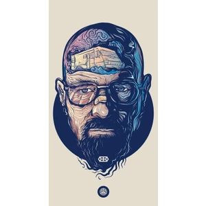 Zobar Markt Breaking Bad Araç Motor ve Kask Sticker, 12 cm