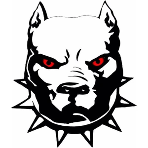 Zobar Markt Pitbull Araç Motor ve Kask Sticker, 12 cm