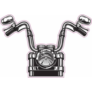 Zobar Markt Motorsiklet Sticker, Folyo, Etiket Motor 15X10 cm