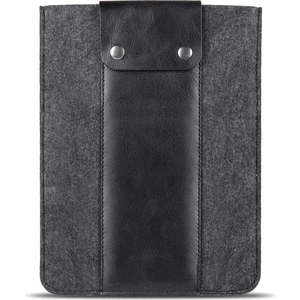 Hakiki Deri ve Keçeli Tablet Kılıfı 11'' Siyah/siyah