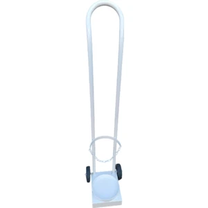 Oksijen Tüpü Taşıma Arabası 5lt - 10 Lt Kapasitesindedir