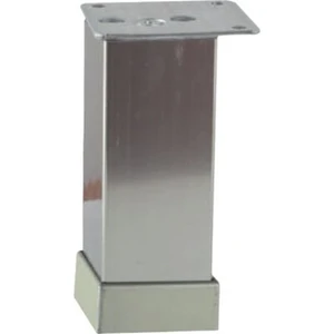 40X40 Alüminyum Düz Kare Ayak Inox Inox 12 cm
