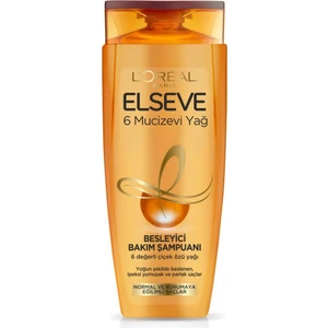 L'Oréal Paris L'oreal Paris Elseve 6 Mucizevi Yağ Besleyici Bakım Şampuanı 450 ml  Şampuan