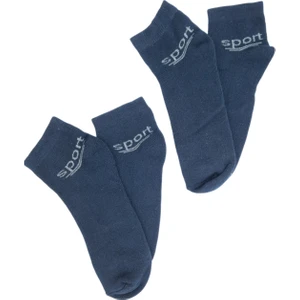 Black Arden Socks 2 Çift 40-44 Erkek Uzun Kışlık Havlu Patik Çorap BT-0311