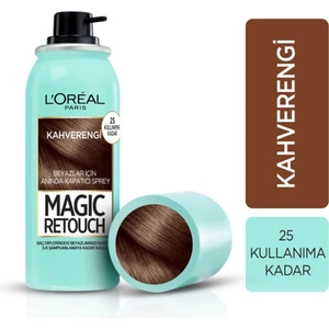 L'Oréal Paris Loreal Paris L'oreal Paris L'oreal Magic Retouch Beyaz Kapatıcı Sprey Kahverengi 75 ml  Saç Spre