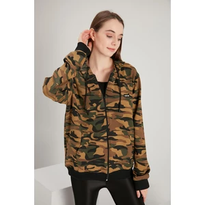 Alexander Gardi Alexandergardı Fermuarlı Oversize Sweatshirt (E21-7290)