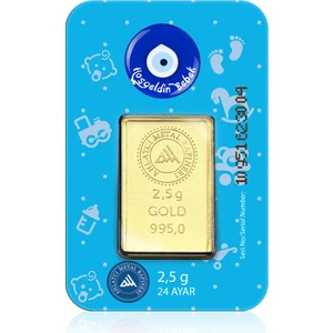 24 Ayar 2.5 gr Altın Erkek Bebek