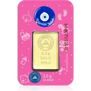 24 Ayar 2.5 gr Altın Kız Bebek