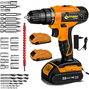 Japon Tools 52V 4AH Jl-C Metal Şanzıman Sıngle Şarjlı Çift Akülü Vidalama 27PRÇ Uç Setli