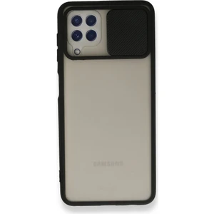 Fitcase A22 Kılıf Palm Kamera Koruma Kapaklı Silikon - Siyah