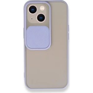 Fitcase iPhone 13 Kılıf Palm Kamera Koruma Kapaklı Silikon - Lila
