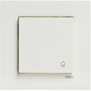 Karre Kapaklı Topraklı Priz Çerçeveli