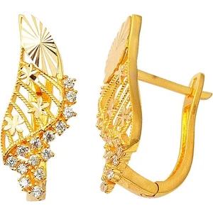 Mehtap 22 Ayar Altın Küpe