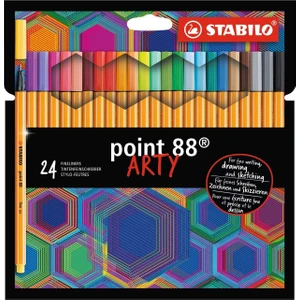 Point 88 Arty İnce Keçe Uçlu Kalem Seti 24'lü