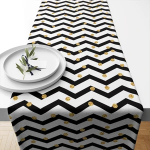 Lux Vie Runner Premium Kumaş 40*140 cm Özel Tasarımlı Masa Örtüsü  Runner