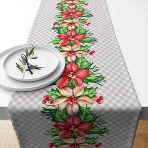 Lux Vie Runner Premium Kumaş 40*140 cm Özel Tasarımlı Masa Örtüsü  Runner
