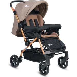 4 Baby AB-360 Olympus Gold Çift Yönlü Bebek Arabası - Kahverengi