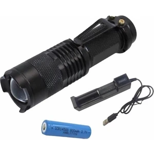 Swat Kp 807 Zoomlu Şarjlı Polis Feneri
