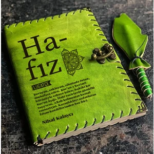 Lügatçe Hafız Isme Özel Deri Defter