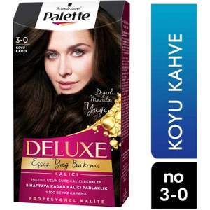 Palette Deluxe Eşsiz Yağ Bakımı Saç Boyası Koyu Kahve 3-0 6281031271674  Saç Boyası