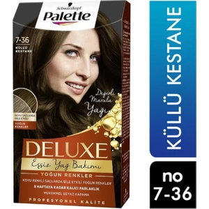 Palette Deluxe Eşsiz Yağ Bakımı Saç Boyası Küllü Kestane 7-36 6281031271612  Saç Bo