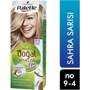 Palette Doğal Kalıcı Renkler Saç Boyası Sahra Sarısı 9-4 3838824346694  Saç Boyası