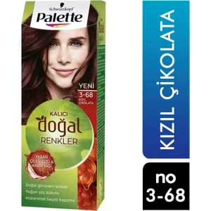Palette Doğal Kalıcı Renkler Saç Boyası Kızıl Çikolata 3-68 3838824346670  Saç Boya