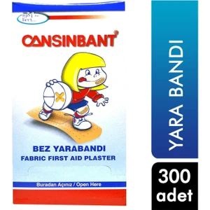 Bant Cansınbant Bez Yarabandı 300 Adet 8699721111038 Yara Bandı