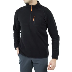 600508 Gamma Yarım Fermuarli Polar Siyah Erkek Outdoor Poları 600508-GAMMA-YARIM-FERMUARLI-POLAR-SIYAH Siyah