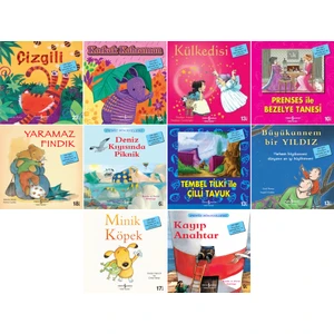 İş Bankası Kültür Yayınları Resimli Hikaye Kitapları Seti 10 Kitap Set - 2