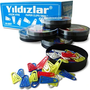 Yıldızlar KOD:034 Plastik Ataç Küçük 30 Paket