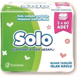 Kapaklı Islak Havlu Mendil 3lü