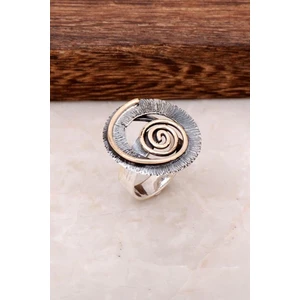 Sümer Telkari Hayal Tasarım Çekiç Dövme Elişi Gümüş Yüzük 2721