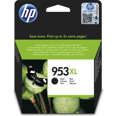 HP Orijinal 953XL  Mürekkep Kartuşu Siyah