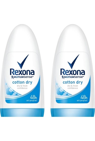 Rexona Roll On Bayan 50 ml / Cotton Dry 2 Adet